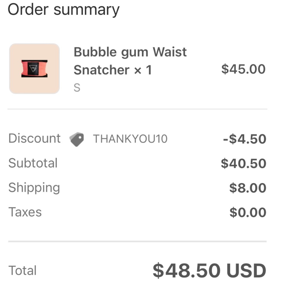 KAM Fitness waist trainer